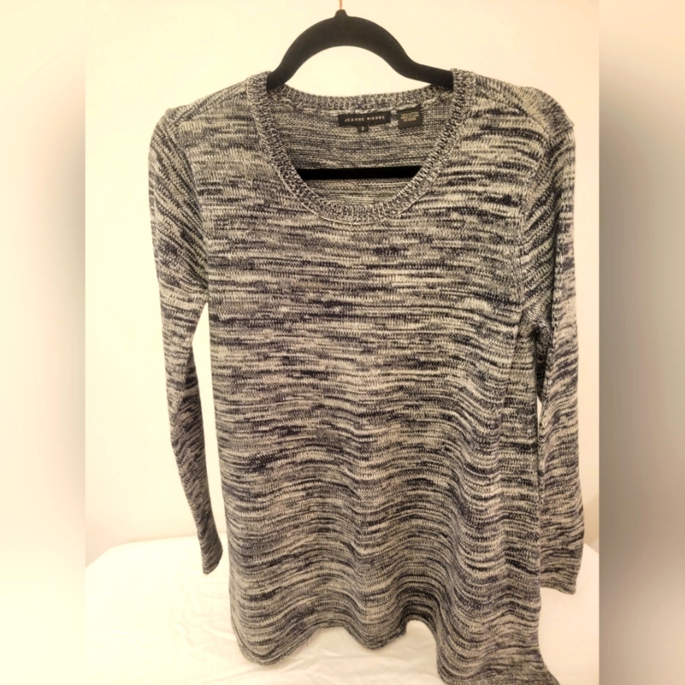 Black & Grey Jeanne Pierre Sweater Dress